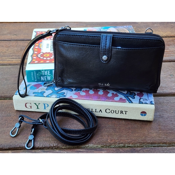 The Sak Bags The Sak Wristlet Leather Zip Around Wallet Crossbody